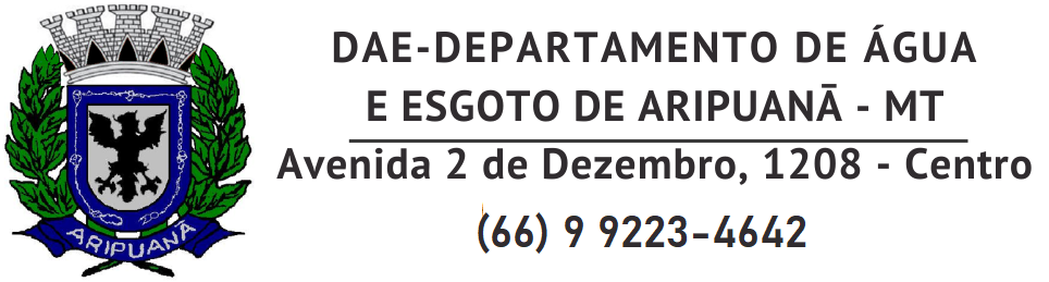 DAE - Departamento de Água e Esgoto de Aripuanã